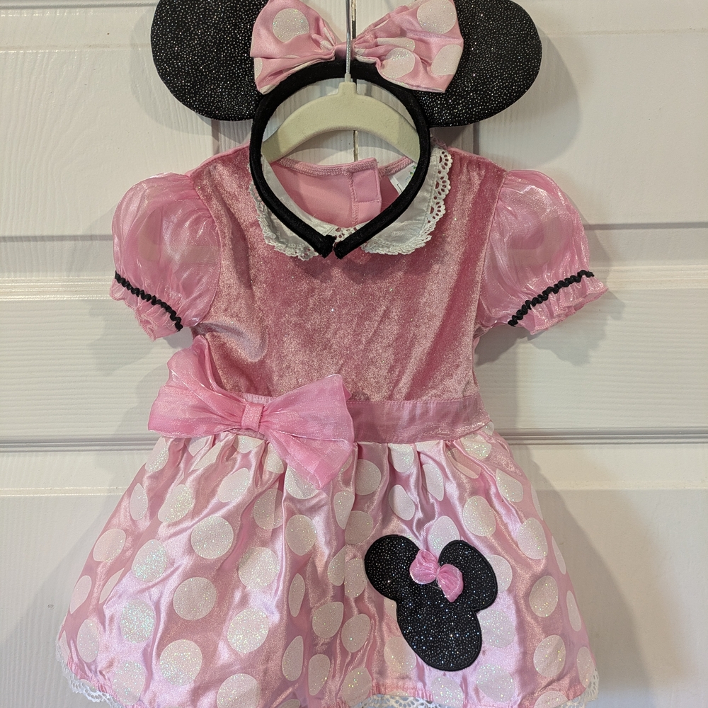 Disney Pink and Black Mouse Costume for Kids